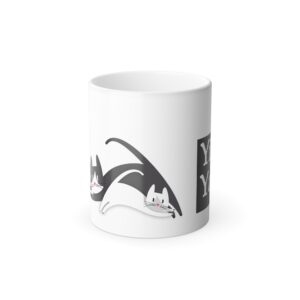 Color Morphing Mug - Yin and Yang Cats 11oz