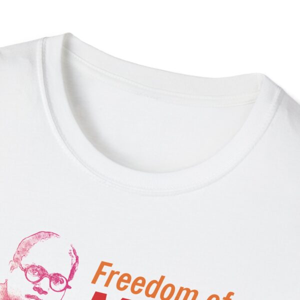 Freedom of Mind - Dr. B.R. Ambedkar Inspirational Quote Unisex Softstyle T-Shirt, A Gift for Activists - Image 3