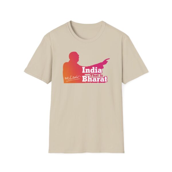 India That Is Bharat Light Color Tee - Inspired by Dr. B.R. Ambedkar - Image 5