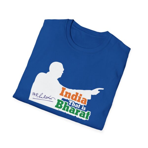 India That Is Bharat Unisex Tee - Dr. B.R. Ambedkar Inspired Design for Patriotic Occasions - Image 12