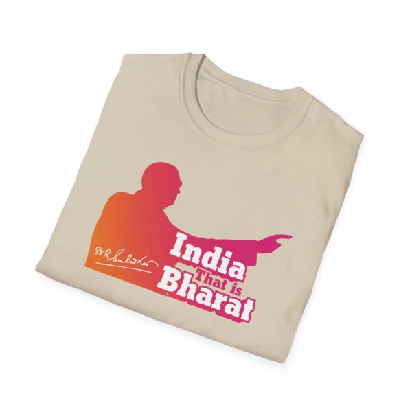 India That Is Bharat Light Color Tee - Inspired by Dr. B.R. Ambedkar - Image 8