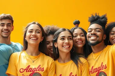 PoD Business crowd selfy